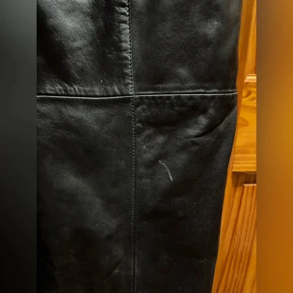 Vintage Centigrade Long Leather Jacket Rn 81893 - Picture 5 of 6